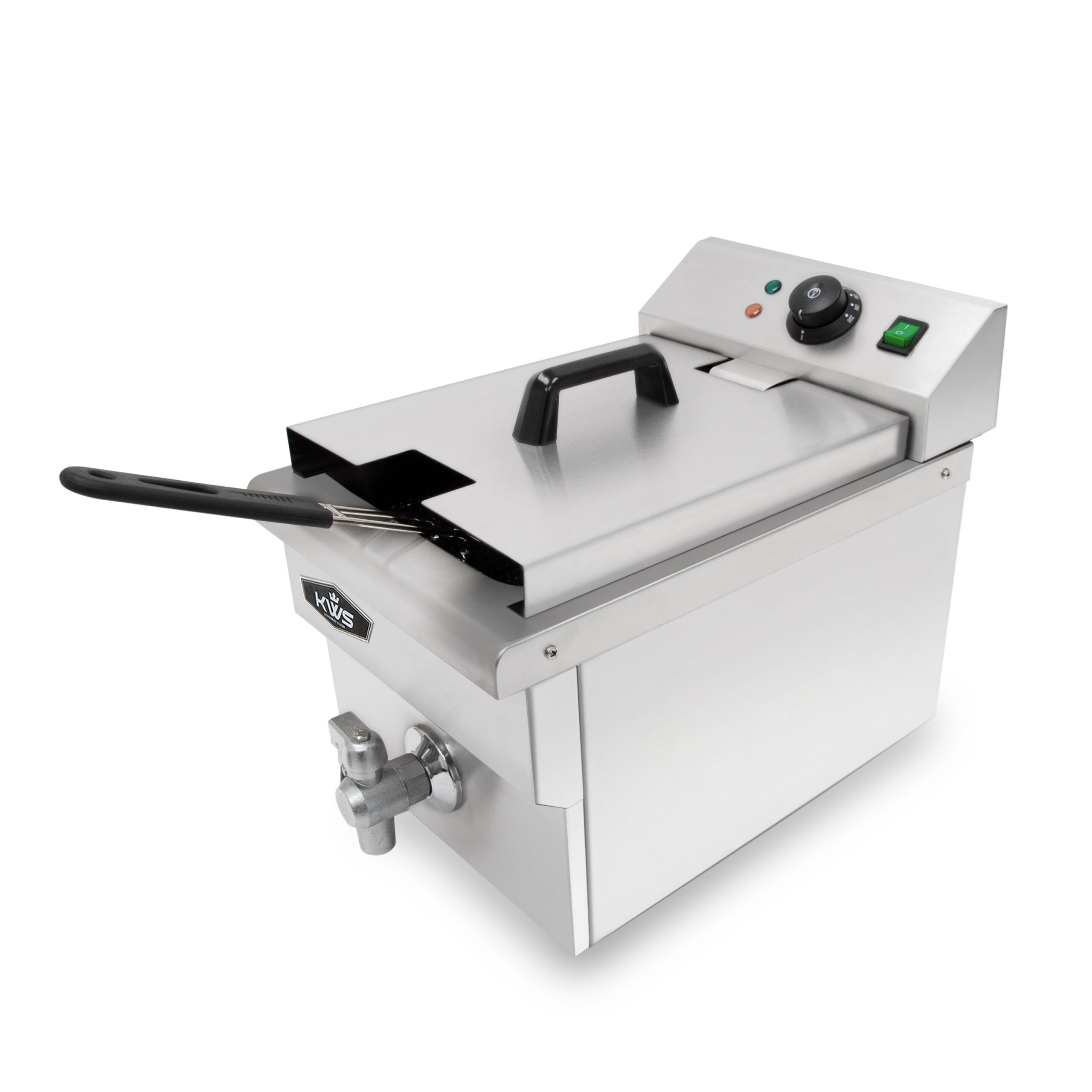 Details about   KWS DY-6 Commercial 1750W Electric Deep Fryer with Faucet Drain Valve System 